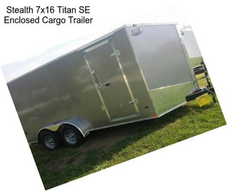 Stealth 7x16 Titan SE Enclosed Cargo Trailer