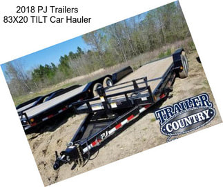 2018 PJ Trailers 83X20 TILT Car Hauler