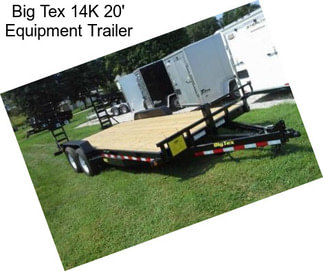 Big Tex 14K 20\' Equipment Trailer