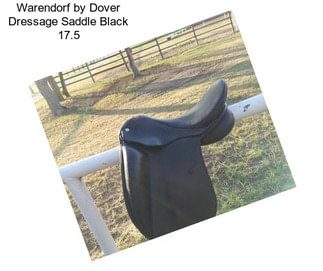 Warendorf by Dover Dressage Saddle Black 17.5