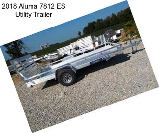 2018 Aluma 7812 ES Utility Trailer