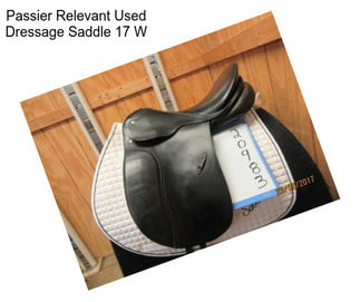 Passier Relevant Used Dressage Saddle 17\