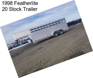 1998 Featherlite 20 Stock Trailer