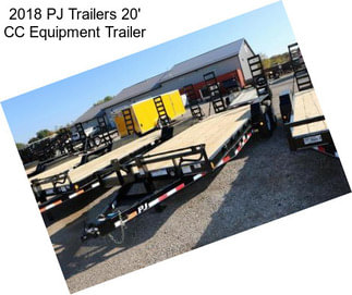 2018 PJ Trailers 20\' CC Equipment Trailer