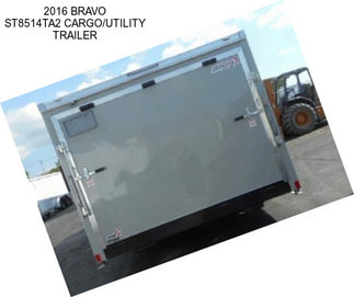 2016 BRAVO ST8514TA2 CARGO/UTILITY TRAILER