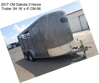 2017 CM Dakota 3 Horse Trailer 3H 16\' x 6\' CM-56