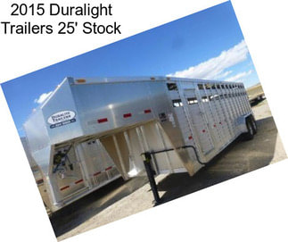 2015 Duralight Trailers 25\' Stock