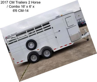 2017 CM Trailers 2 Horse / Combo 16\' x 6\' x 6\'6\