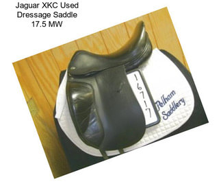 Jaguar XKC Used Dressage Saddle 17.5\