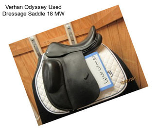 Verhan Odyssey Used Dressage Saddle 18\