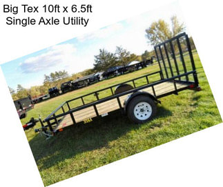 Big Tex 10ft x 6.5ft Single Axle Utility