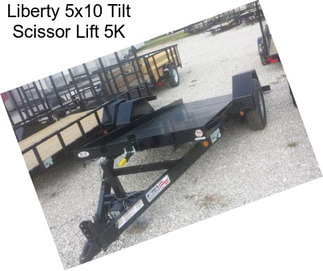 Liberty 5x10 Tilt Scissor Lift 5K