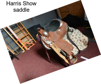 Harris Show saddle