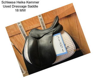 Schleese Heike Kemmer Used Dressage Saddle 18\