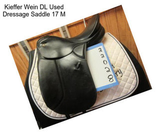 Kieffer Wein DL Used Dressage Saddle 17\