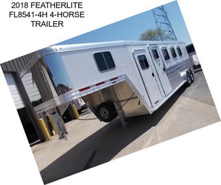 2018 FEATHERLITE FL8541-4H 4-HORSE TRAILER