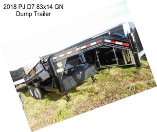 2018 PJ D7 83x14 GN Dump Trailer