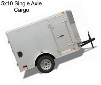 5x10 Single Axle Cargo