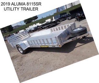 2019 ALUMA 8115SR UTILITY TRAILER