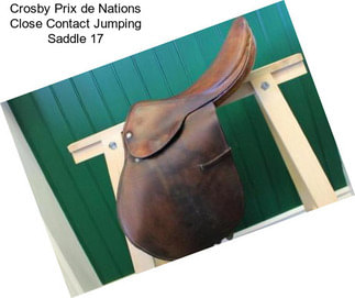 Crosby Prix de Nations Close Contact Jumping Saddle 17\