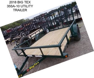 2018 BIG TEX 35SA-10 UTILITY TRAILER