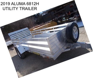 2019 ALUMA 6812H UTILITY TRAILER