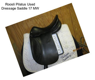 Roosli Pilatus Used Dressage Saddle 17\