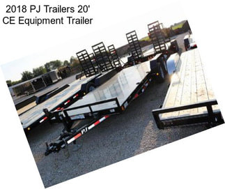 2018 PJ Trailers 20\' CE Equipment Trailer