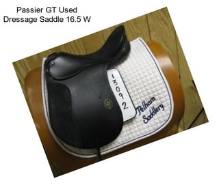 Passier GT Used Dressage Saddle 16.5\