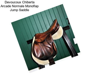 Devoucoux Chiberta Arcade Normale Monoflap Jump Saddle