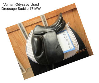 Verhan Odyssey Used Dressage Saddle 17\