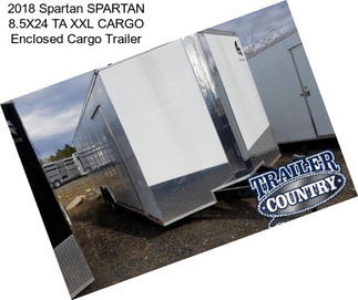 2018 Spartan SPARTAN 8.5X24 TA XXL CARGO Enclosed Cargo Trailer