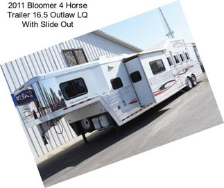 2011 Bloomer 4 Horse Trailer 16.5\