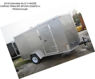 2018 Interstate 6x12 V-NOSE CARGO TRAILER SFC6X12SAFS in Peterborough