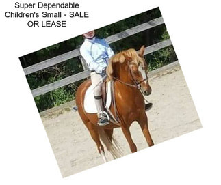 Super Dependable Children\'s Small - SALE OR LEASE