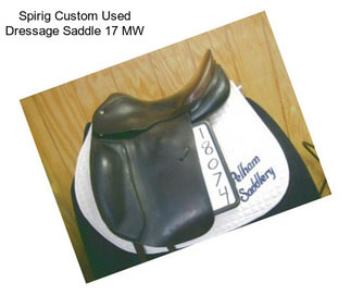 Spirig Custom Used Dressage Saddle 17\