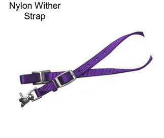 Nylon Wither Strap
