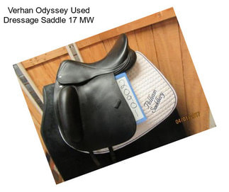 Verhan Odyssey Used Dressage Saddle 17\
