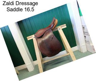 Zaldi Dressage Saddle 16.5\