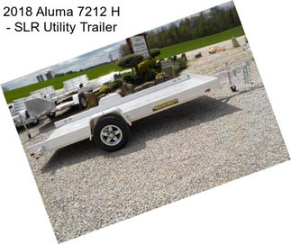 2018 Aluma 7212 H - SLR Utility Trailer