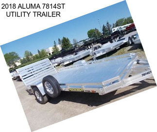 2018 ALUMA 7814ST UTILITY TRAILER