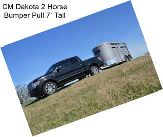 CM Dakota 2 Horse Bumper Pull 7\' Tall