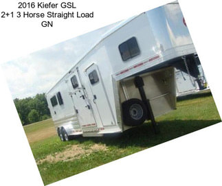 2016 Kiefer GSL 2+1 3 Horse Straight Load GN