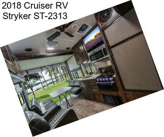 2018 Cruiser RV Stryker ST-2313