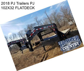 2018 PJ Trailers PJ 102X32 FLATDECK