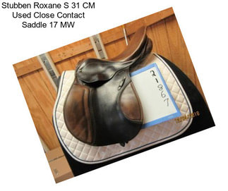 Stubben Roxane S 31 CM Used Close Contact Saddle 17\