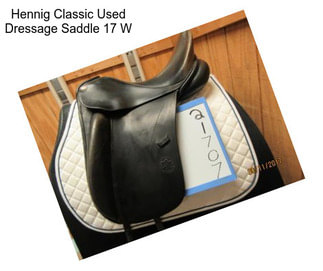 Hennig Classic Used Dressage Saddle 17\