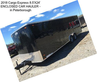 2018 Cargo Express 8.5\'X24\' ENCLOSED CAR HAULER - in Peterborough