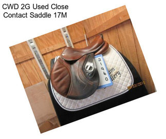 CWD 2G Used Close Contact Saddle 17\