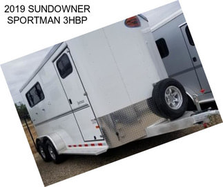 2019 SUNDOWNER SPORTMAN 3HBP